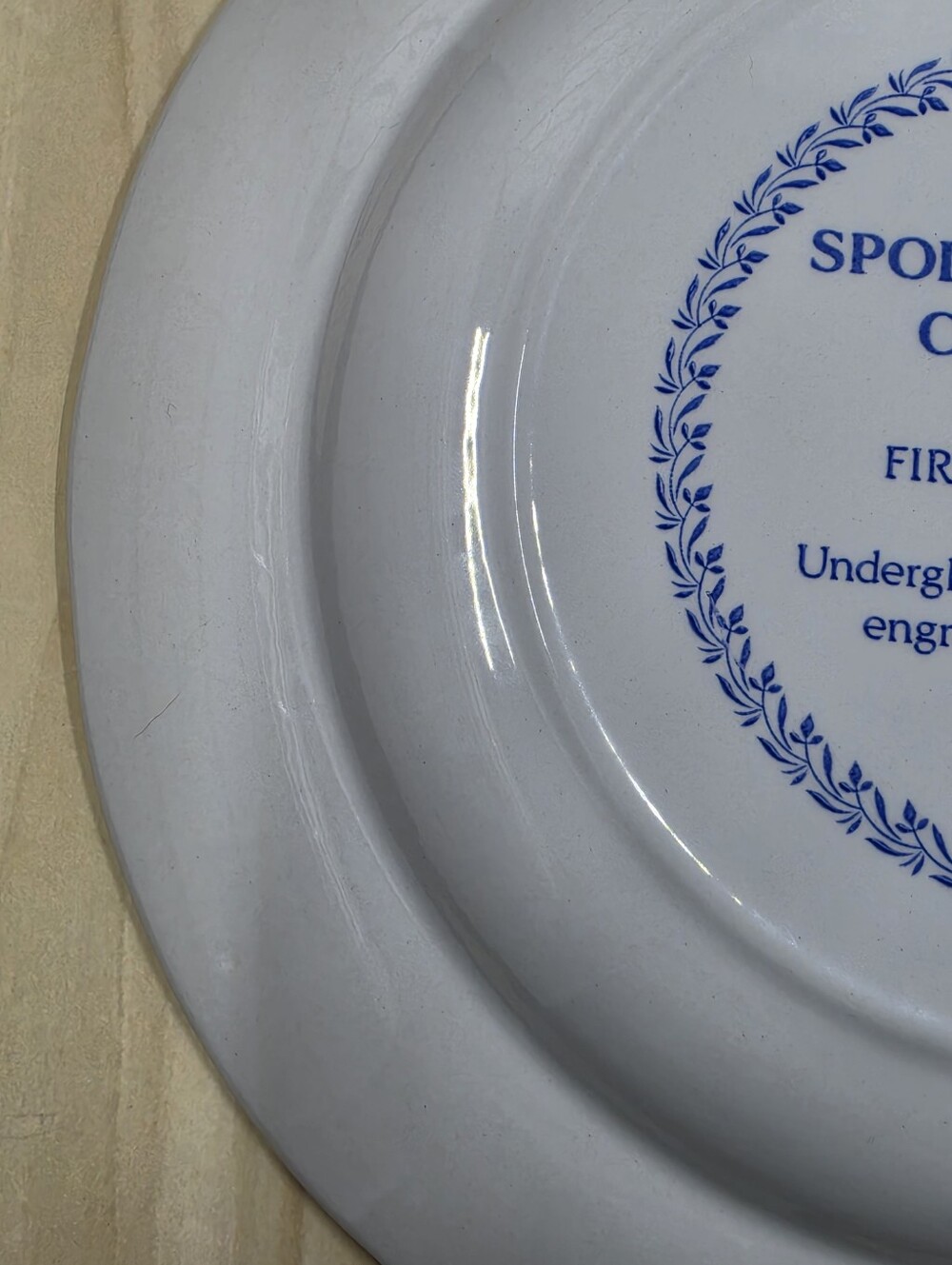 Spode Blue Room Collection Rome Dinner Plate Made In England - Picture 8 of 16